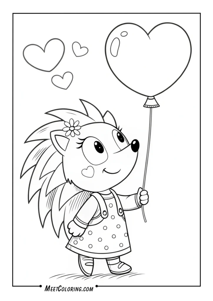 Amy Rose with Balloon