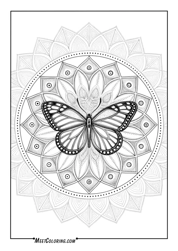 Butterfly Mandala