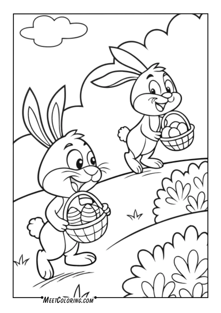 Cartoon bunnies