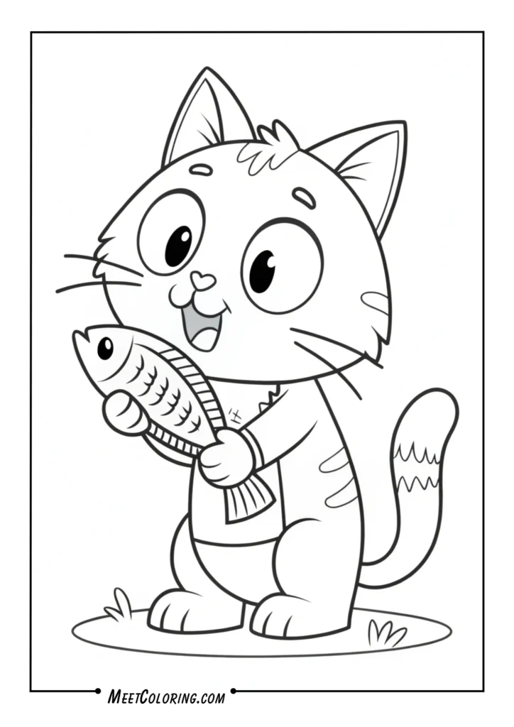 Cat with Fishbone