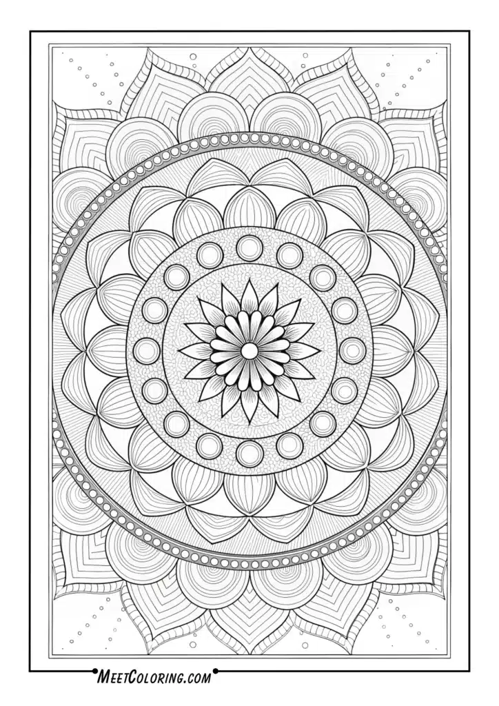 Concentric Circle Mandala