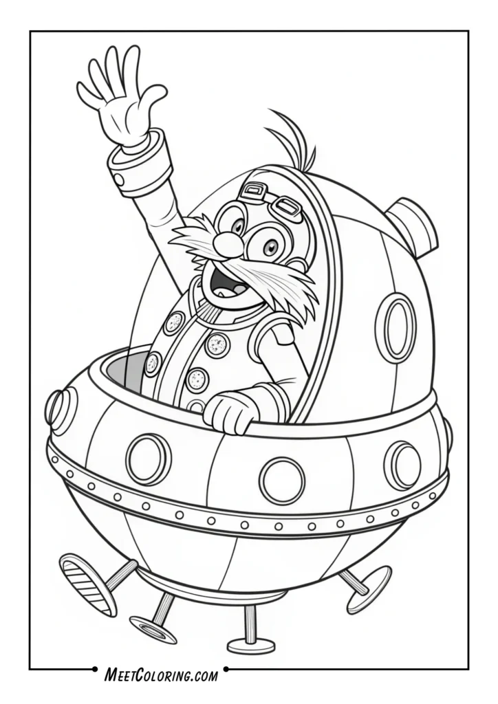 Dr. Eggman in Hovercraft