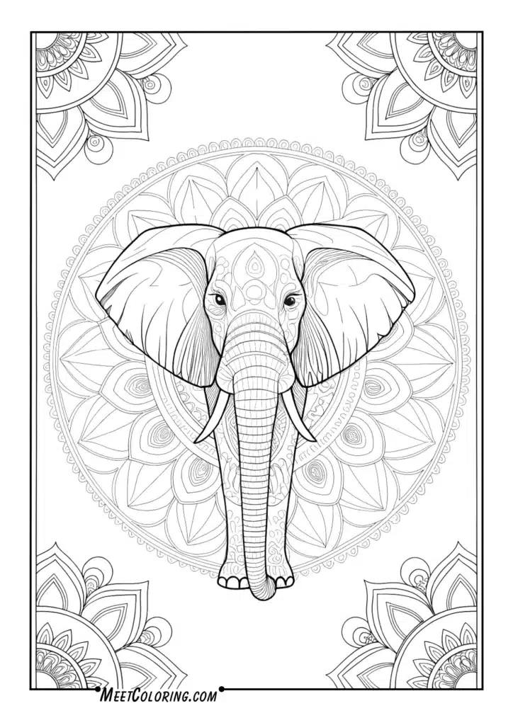 Elephant Mandala