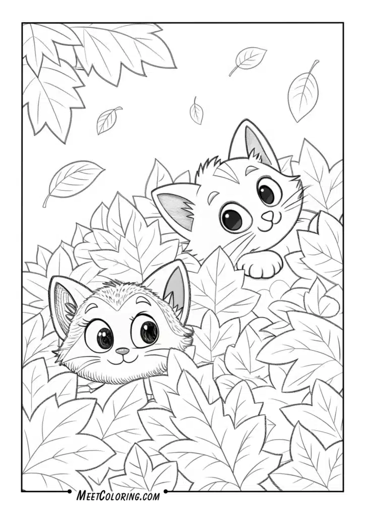 Hide-and-Seek in Leaves