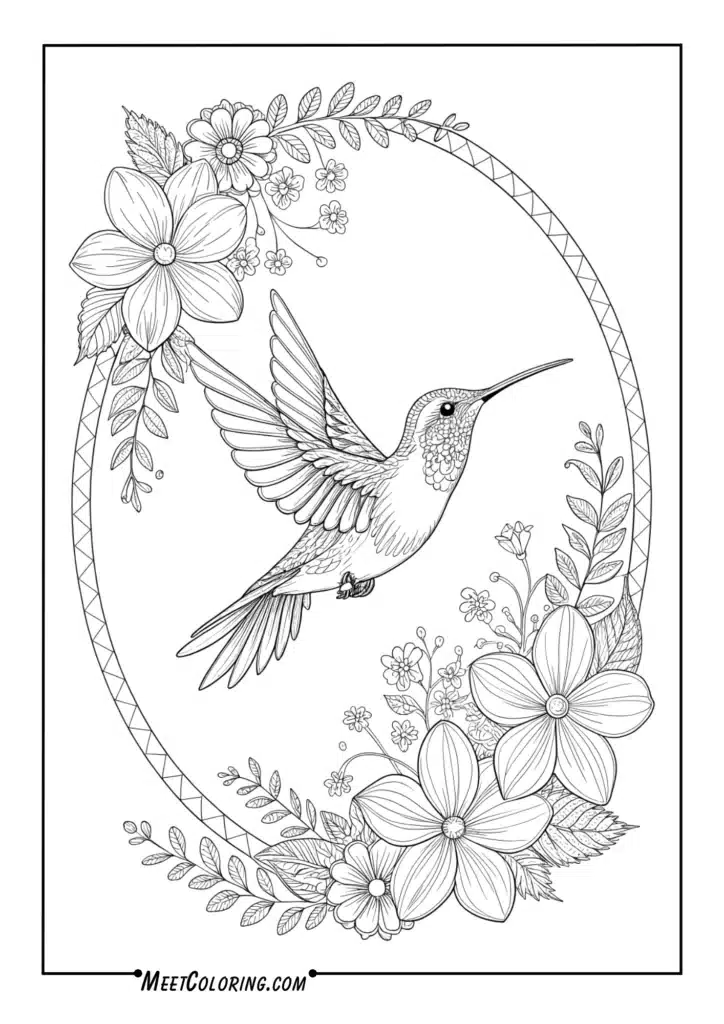 Hummingbird Mandala