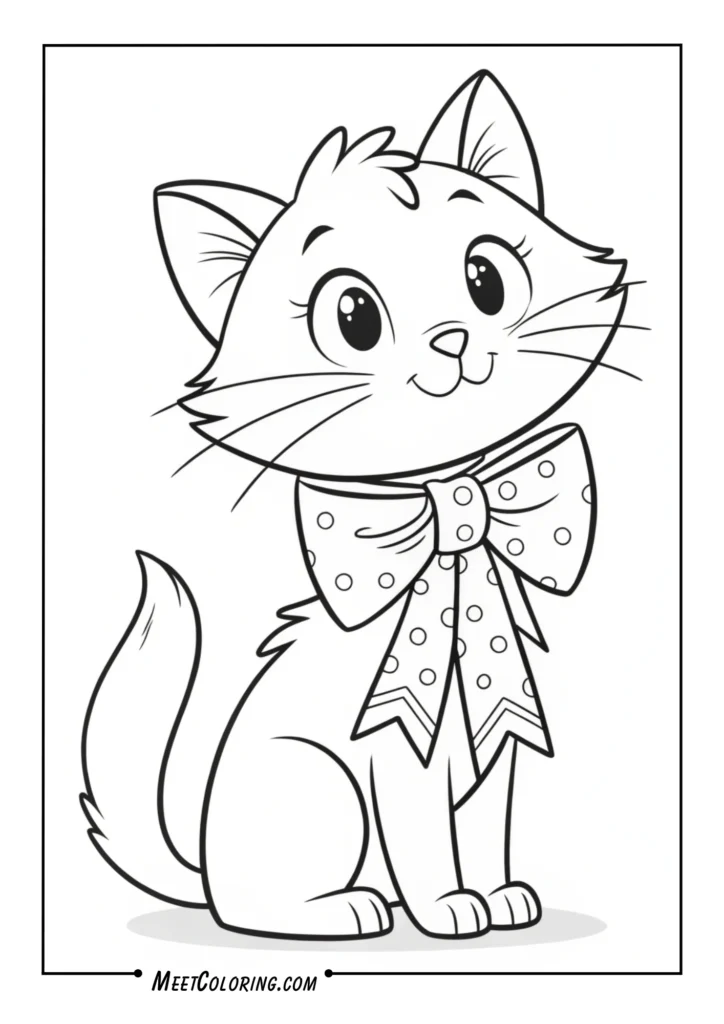 Kitty with Bow