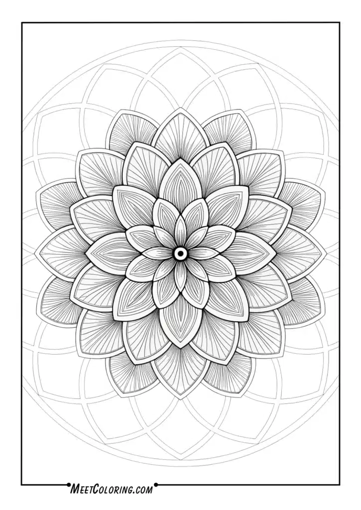 Layered Petal Mandala