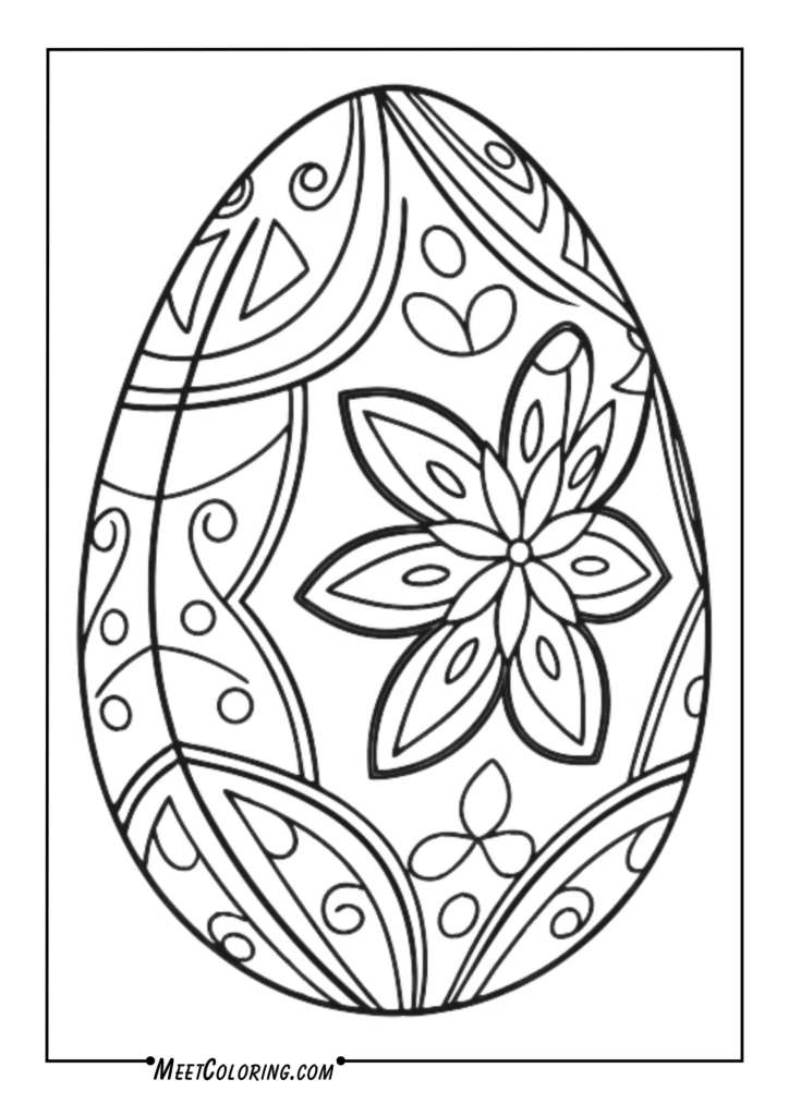 Mandala-style eggs