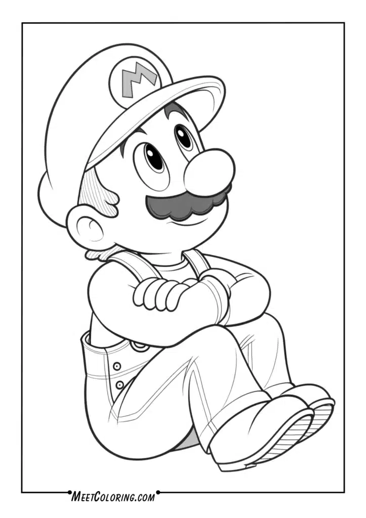 Mario Resting Peacefully