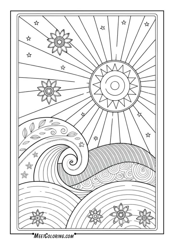 Sacred Sun Mandala
