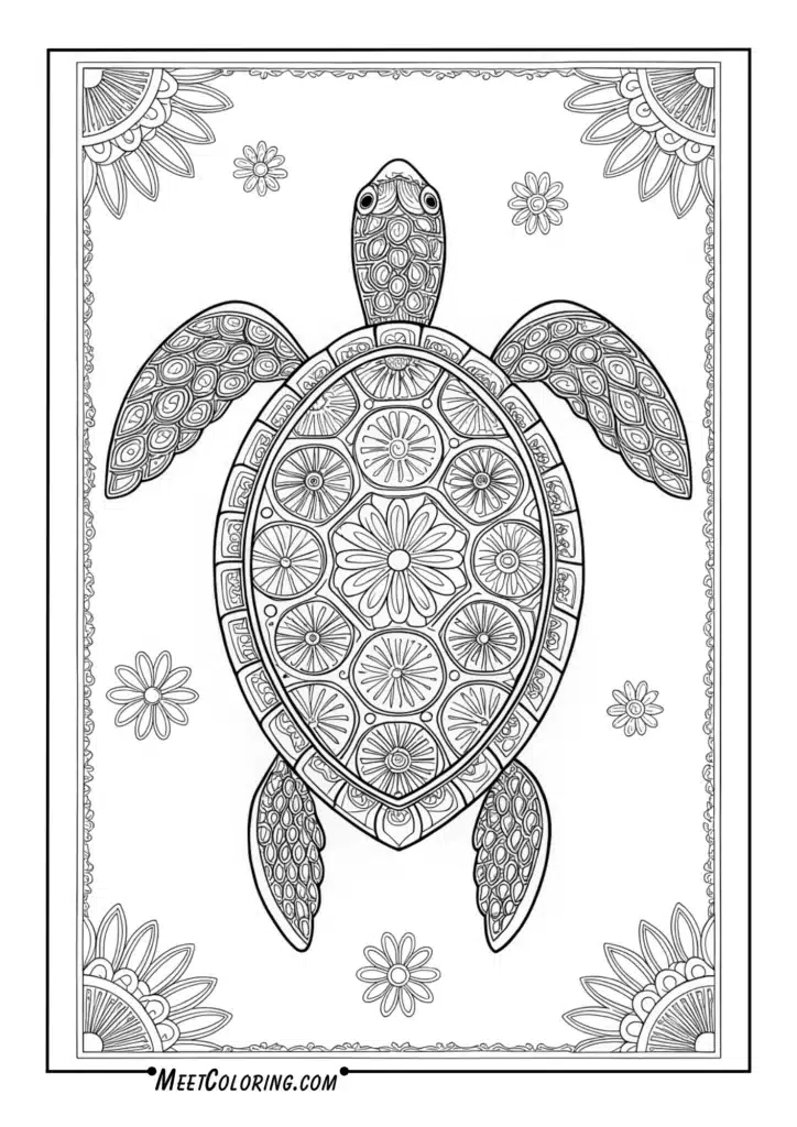 Sea Turtle Mandala