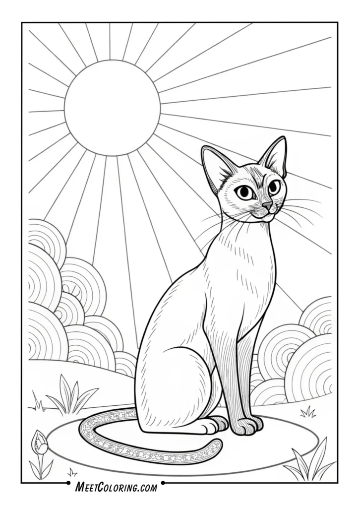 Siamese in Sunbeam