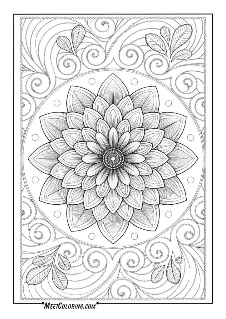 Spring Bloom Mandala