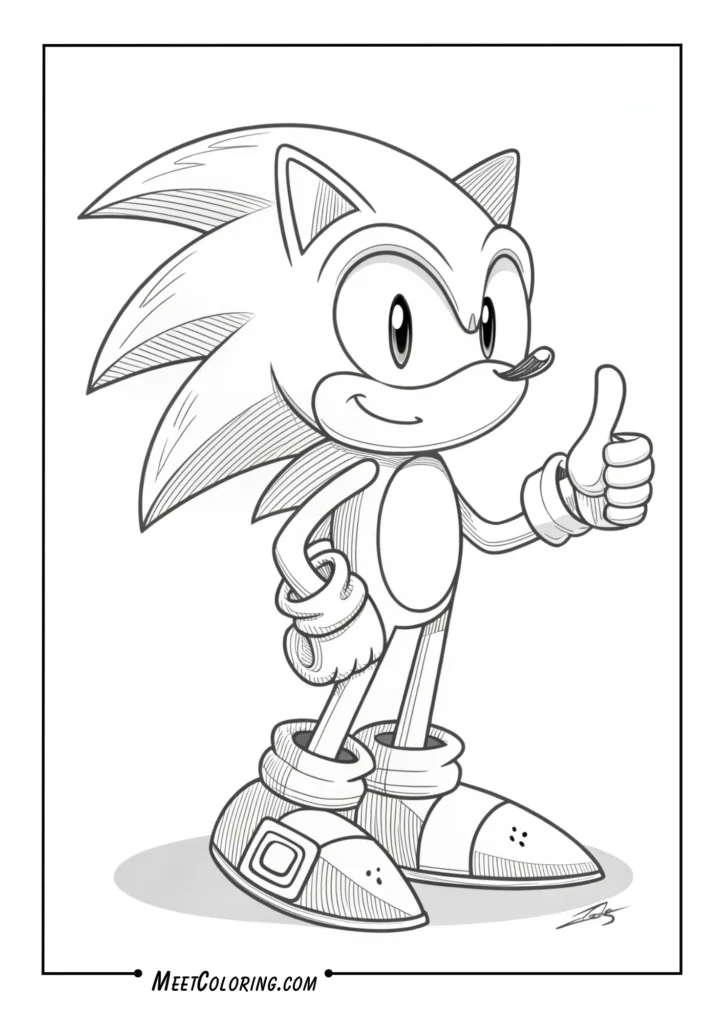 Thumbs-Up Sonic